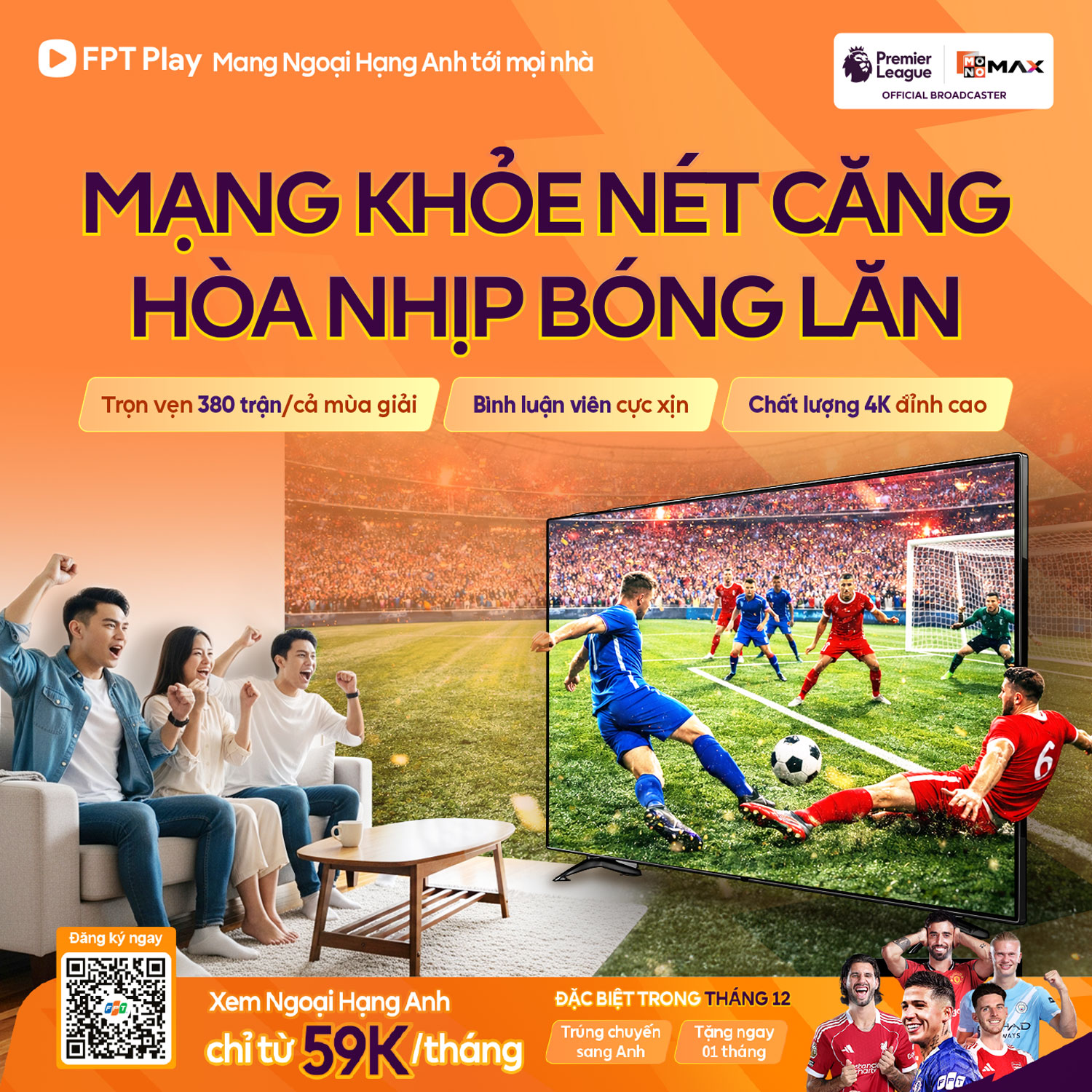 Gói Combo Thể Thao Ngoại Hạng Anh